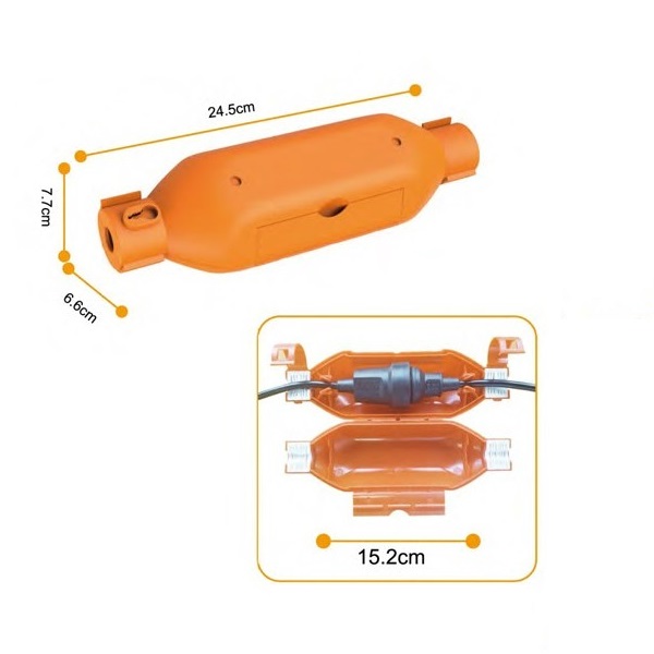 Scatola di protezione per spina e presa IP44